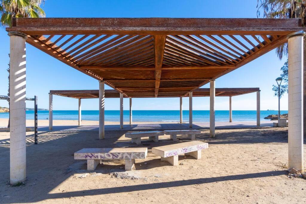 Privilegiado-Tarragona-50Mplaya-Wifi-Pool-Relax8 Eksteriør billede