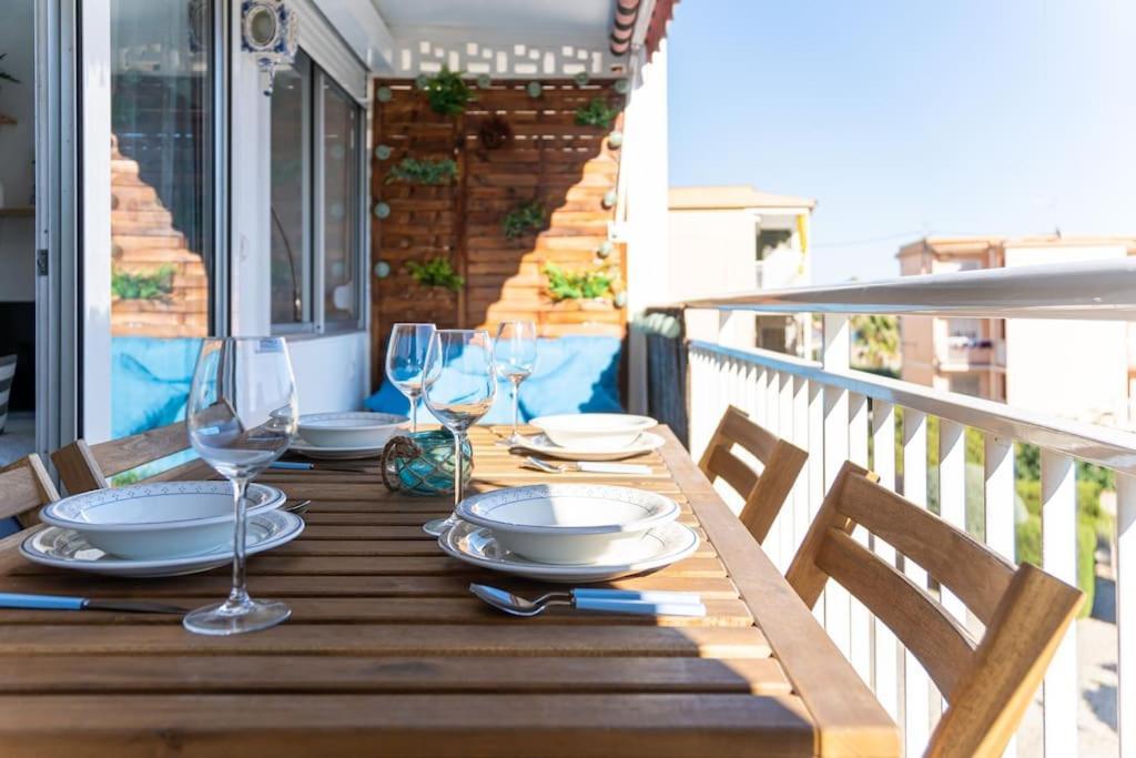 Privilegiado-Tarragona-50Mplaya-Wifi-Pool-Relax8 Eksteriør billede